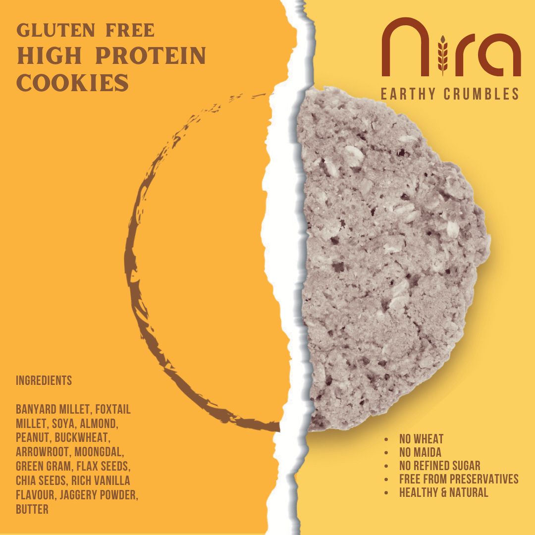 High Protein Millet Cookies