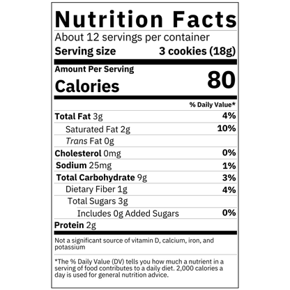 High Protein Millet Cookies